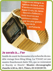 montre timex 39 euros biba doré
